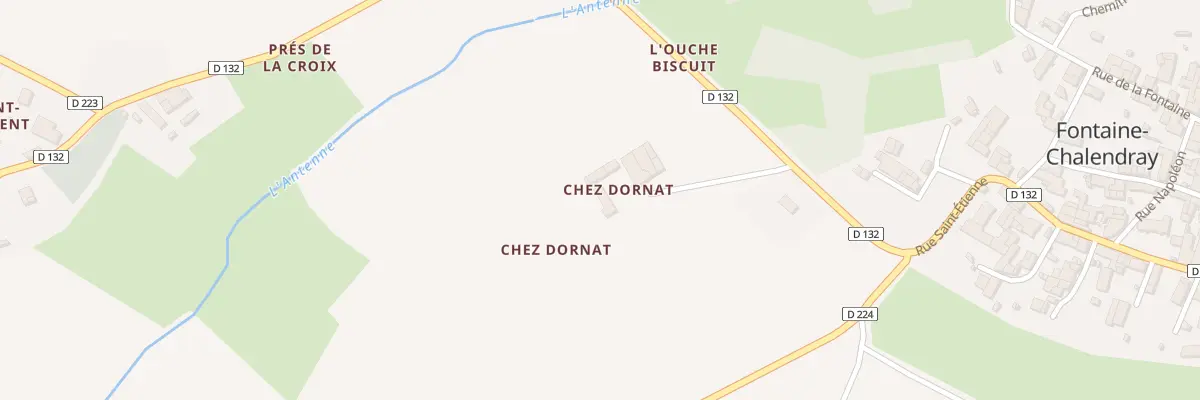 Plan du 5202 Chez Dornat à Fontaine-Chalendray
