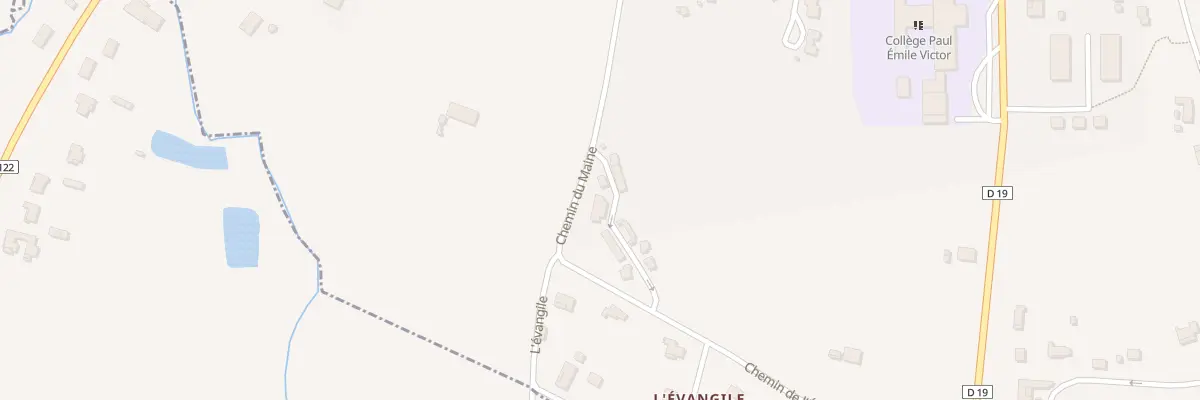 Plan du 2 Lot l’Evangile à Branne