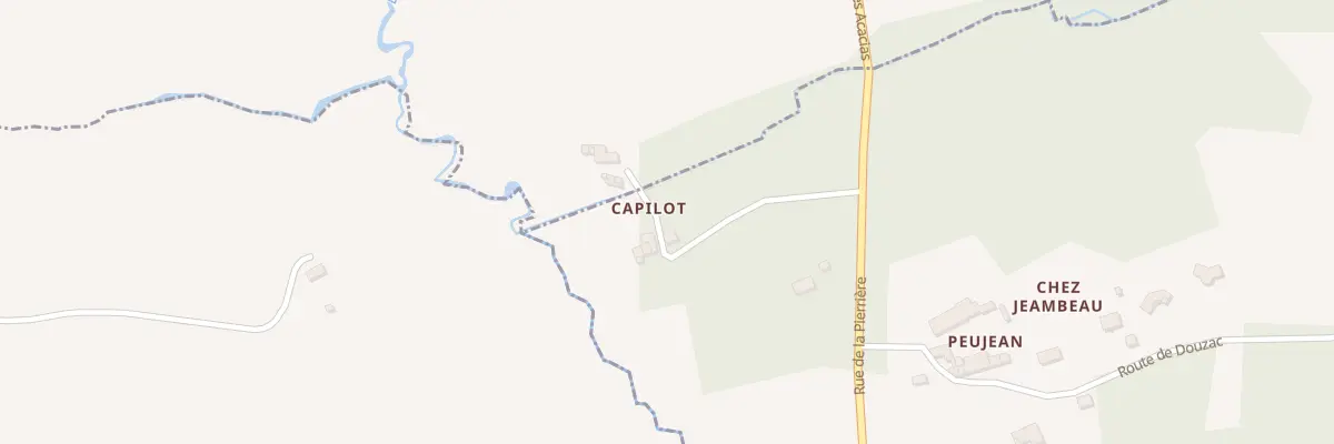 Plan du 1 Rte de Capilot à Montguyon
