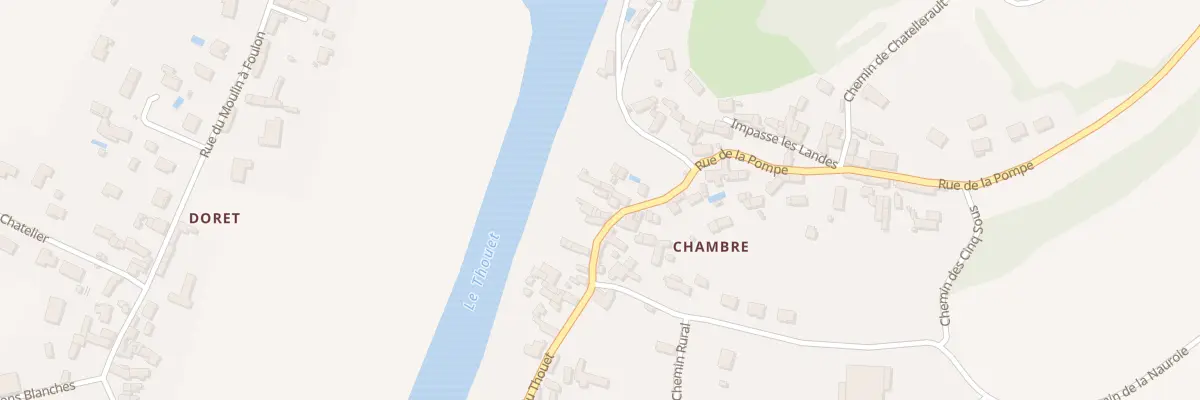 Plan du 12 Rue du Thouet Chambre à Thouars