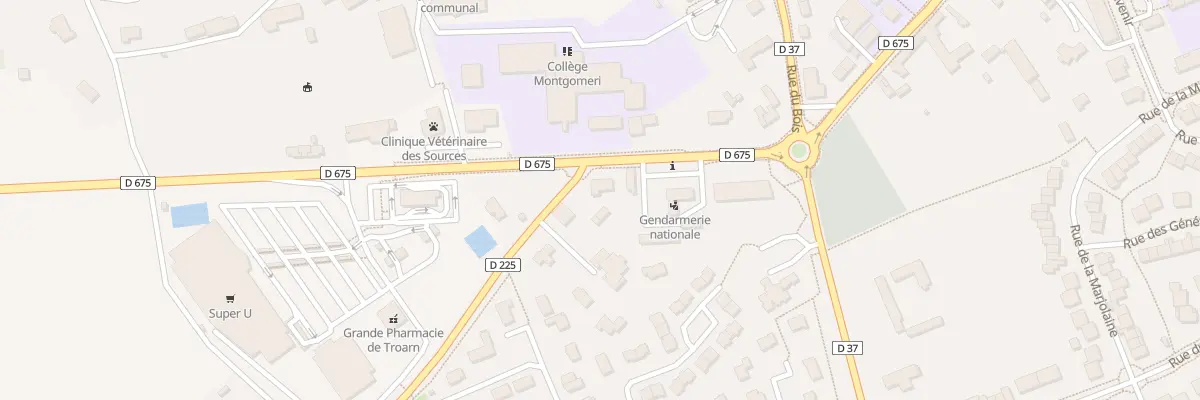 Plan du 71 Rue de Rouen Troarn à Troarn