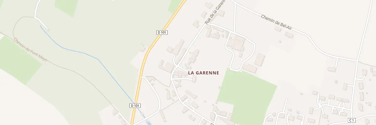 Plan du 38 Rue de la Garenne à Saint-Romans-lès-Melle