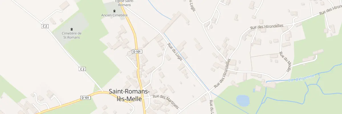 Plan du 5 Rue du Logis à Saint-Romans-lès-Melle