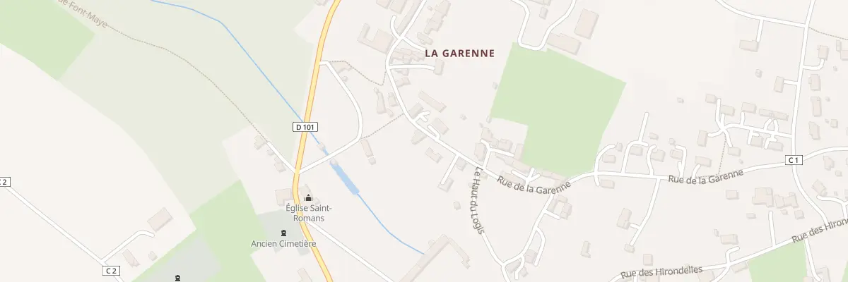 Plan du 21 Rue de la Garenne à Saint-Romans-lès-Melle