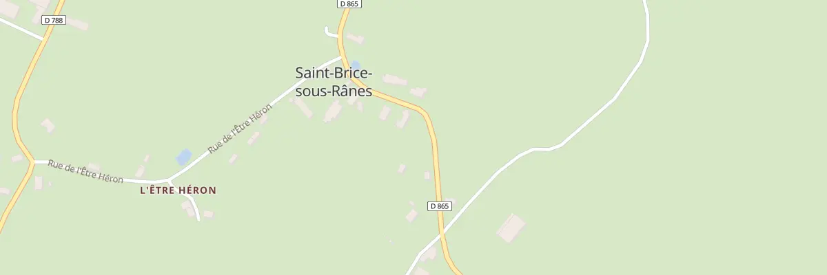 Plan du 6 Rue de la Motte Féodale à Saint-Brice-sous-Rânes