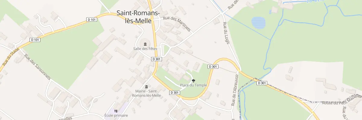 Plan du 3 Pl du Champ de Foire à Saint-Romans-lès-Melle