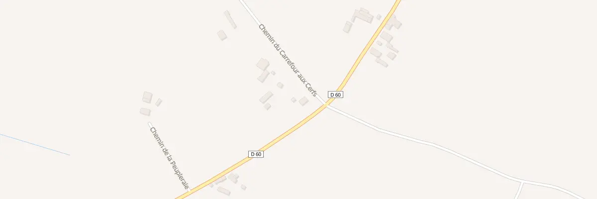 Plan du 1 Che du Carrefour aux Cerfs à Beaufort-en-Anjou
