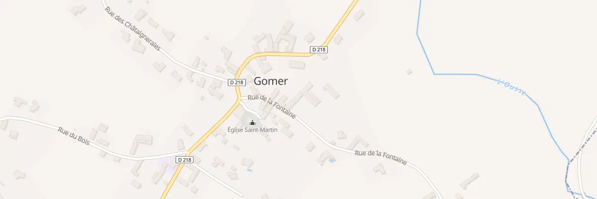Plan du 3B Rue de la Fontaine à Gomer