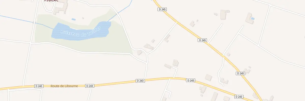 Plan du 1080 Petit Figeac-Ouest à Saint-Émilion