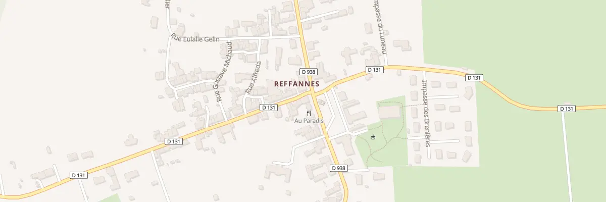 Plan du 5076 Rue de la Grande Auberge à Reffannes