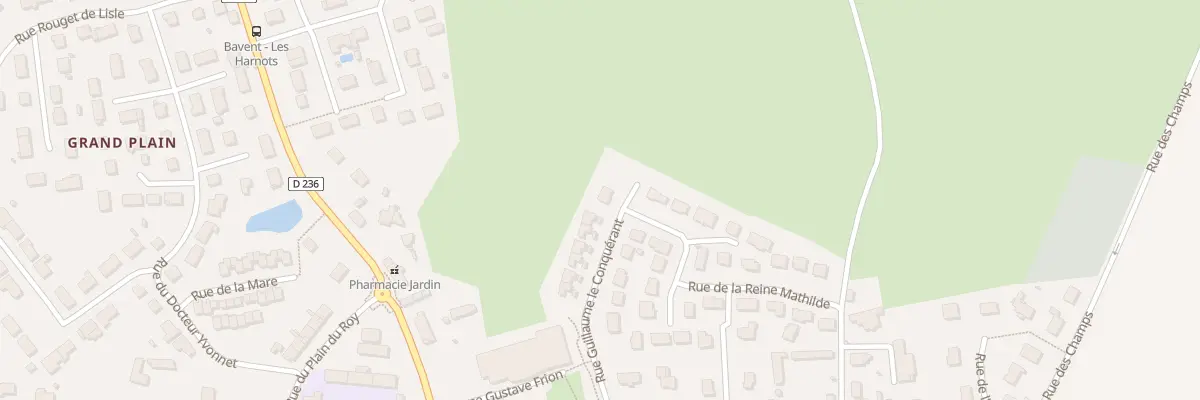 Plan du 25 Rue Guillaume le Conquérant à Bavent