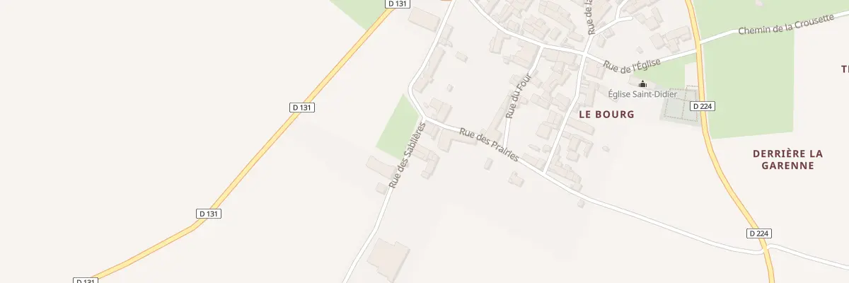 Plan du 1 Rue des Sablières à Saleignes