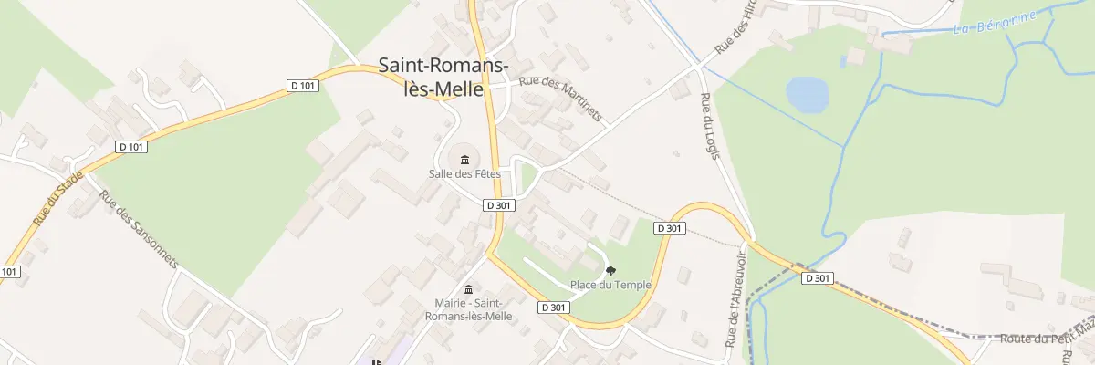 Plan du 5043 Le Bourg à Saint-Romans-lès-Melle