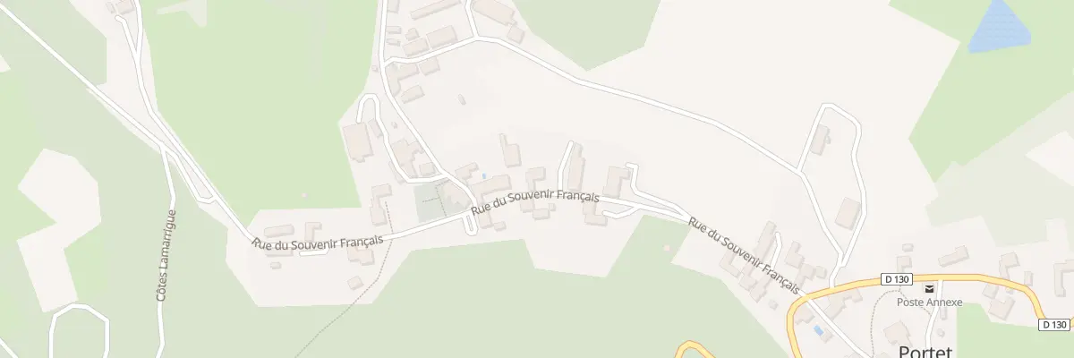 Plan du 28 Rue du Souvenir Francais à Portet