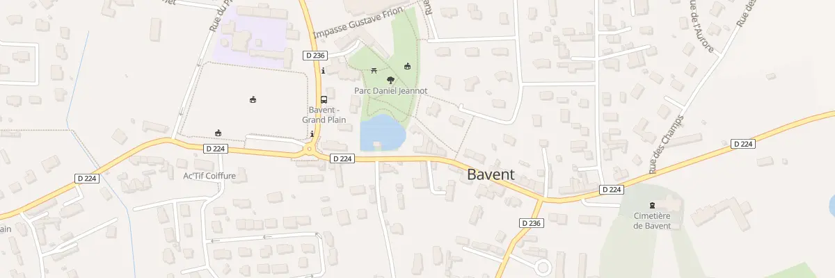 Plan du 1 Rue du Lavoir à Bavent
