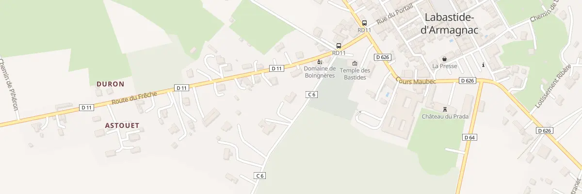 Plan du 5407 Rte de Lannemaignan à Labastide-d’Armagnac