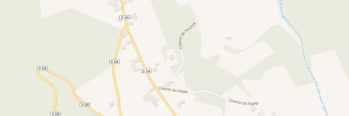 Plan du 3 Che de Hourcet à Lalongue