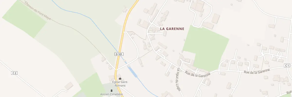 Plan du 23 Rue de la Garenne à Saint-Romans-lès-Melle