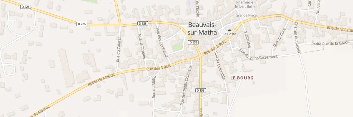 Plan du 26 Rue des Trois Rois à Beauvais-sur-Matha