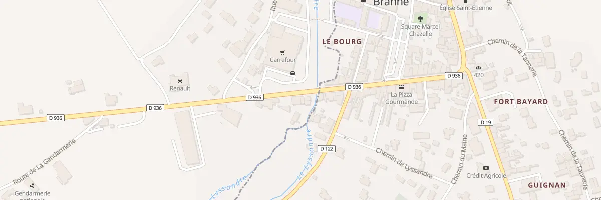 Plan du 109 Pont de Lissandre à Grézillac