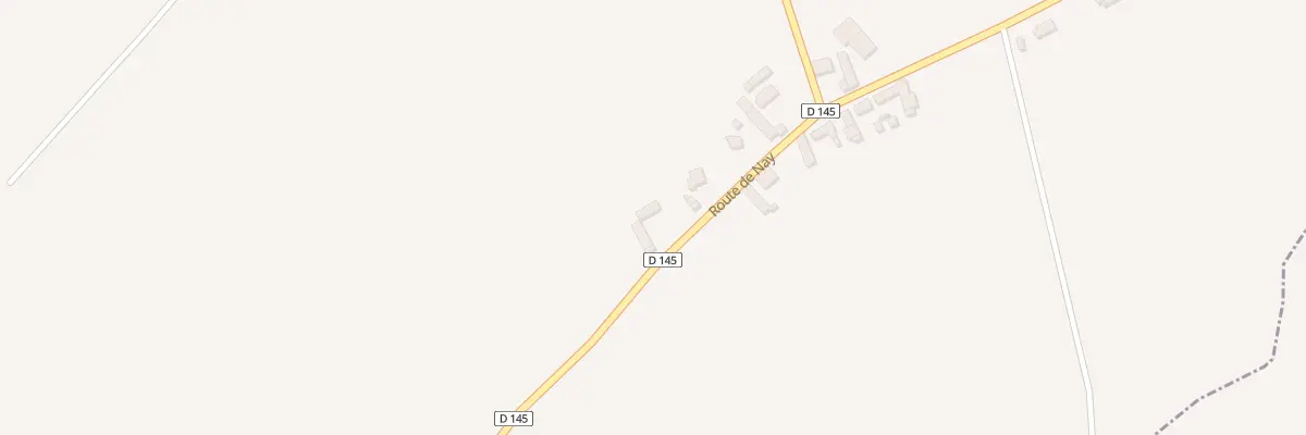 Plan du 6 Rte de Nay à Lucgarier