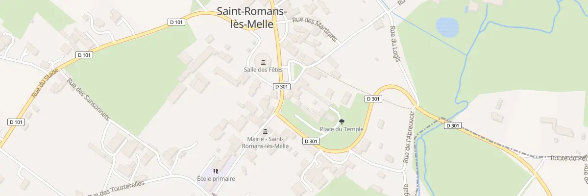 Plan du 1 Pl du Champ de Foire à Saint-Romans-lès-Melle