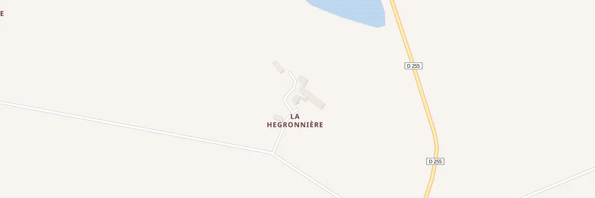 Plan du 3 La Hégronnière à Gesvres