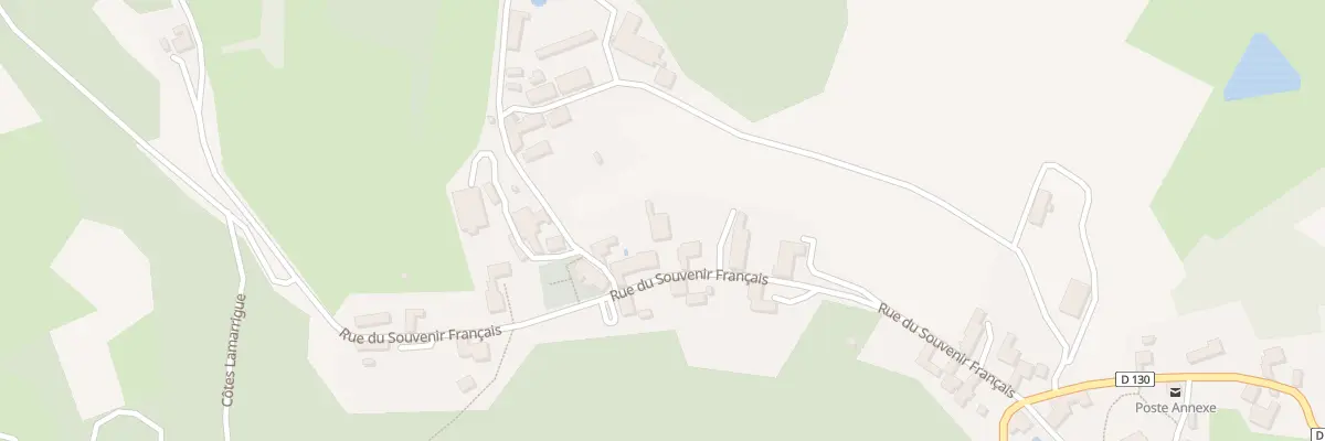 Plan du 30 Rue du Souvenir Francais à Portet