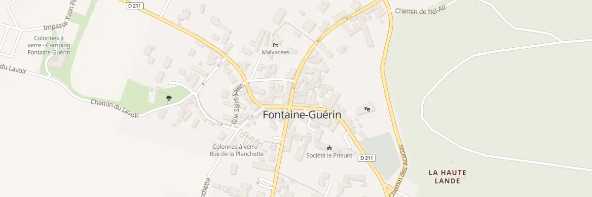 Plan du 1 Rue Guérin des Fontaines aux Bois d’Anjou