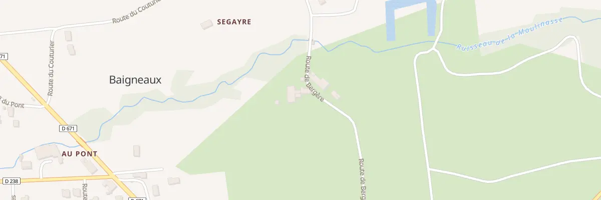 Plan du 2 Bergere à Baigneaux