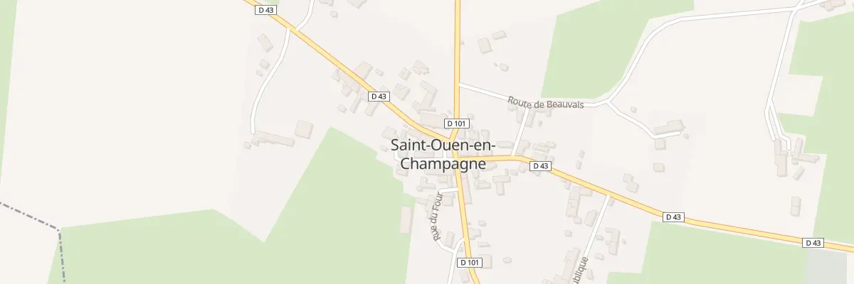 Plan du 5 Ple de L EGLISE à Saint-Ouen-en-Champagne