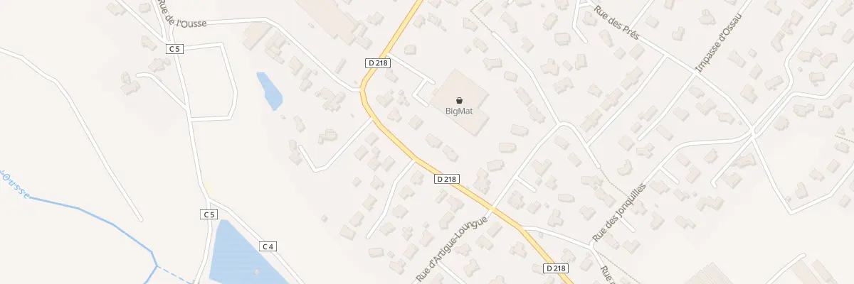 Plan du 23 Rue de Ladevèze à Soumoulou