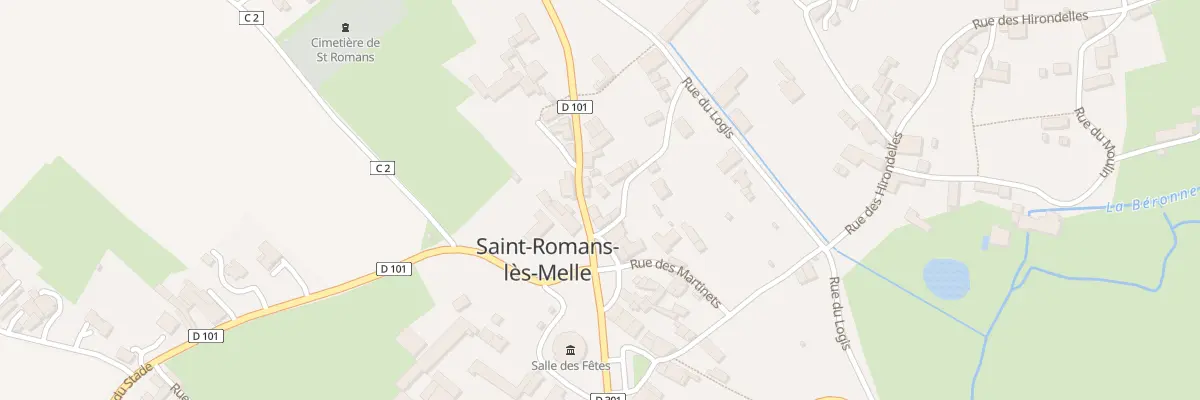 Plan du 5024 Le Bourg à Saint-Romans-lès-Melle