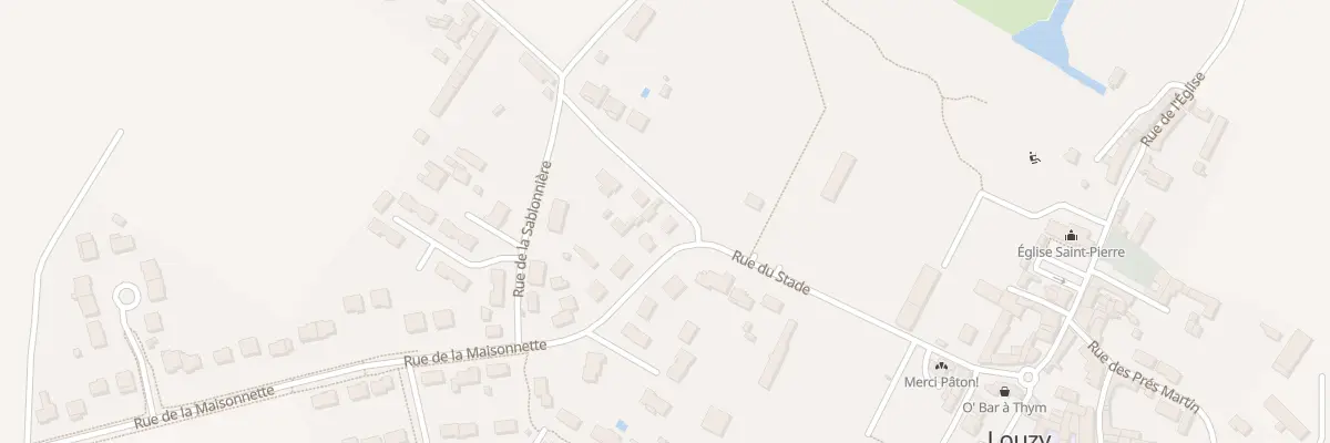 Plan du 2 Rue de la Maisonnette à Louzy