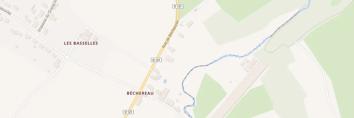 Plan du 130 Rue de Béchereau à Exireuil