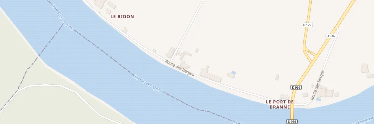 Plan du 366 Le Port de Branne à Saint-Sulpice-de-Faleyrens