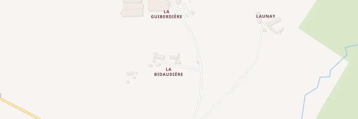 Plan du 2 La Bidaudiere à Saint-Germain-de-Coulamer