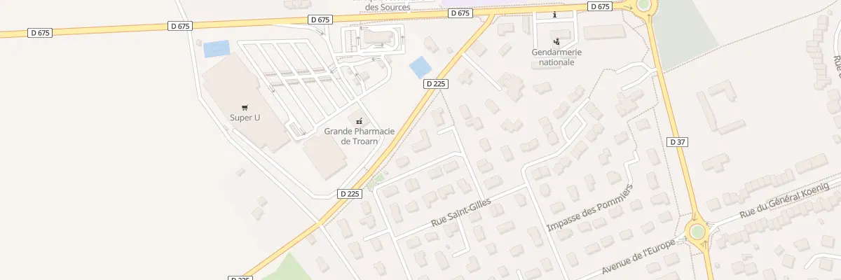 Plan du 4 Rue du docteur Pierre Martin à Troarn