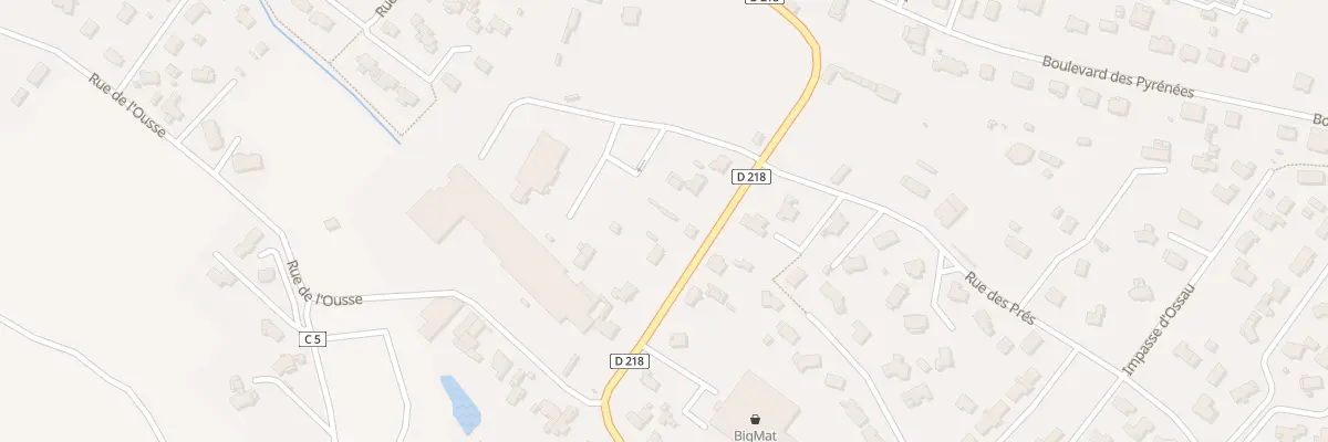 Plan du 12 Rue de Ladevèze à Soumoulou