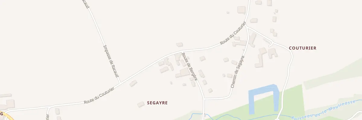 Plan du 16 Rte de Bergère à Baigneaux