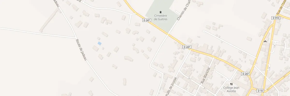 Plan du 2 Le Rat à Guîtres