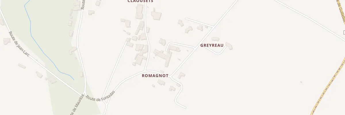 Plan du 70 L’Aubarede à Lugaignac