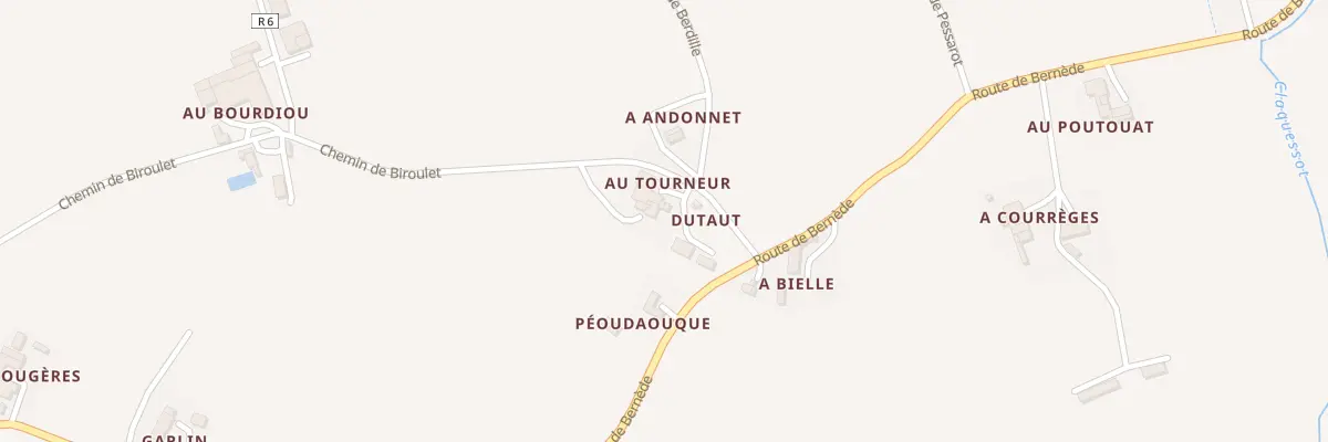 Plan du 98 Che de Biroulet à Corneillan