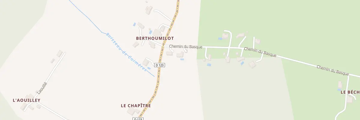 Plan du 5 Au Chapitre à Brouqueyran
