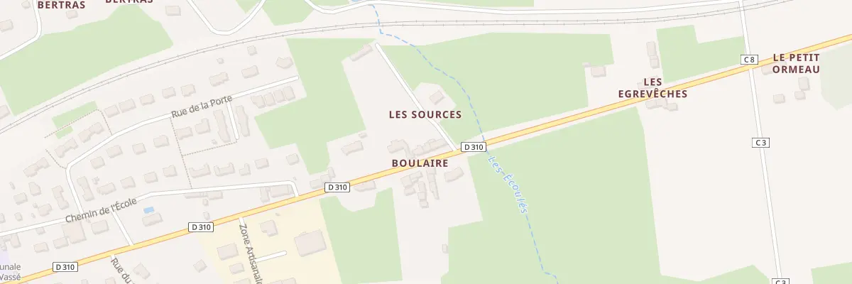Plan du 11 Rue de Boulaire à Rouessé-Vassé