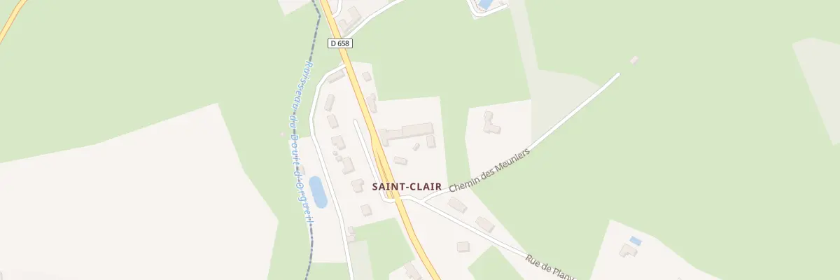 Plan du 1 Che des Meuniers à La Hoguette