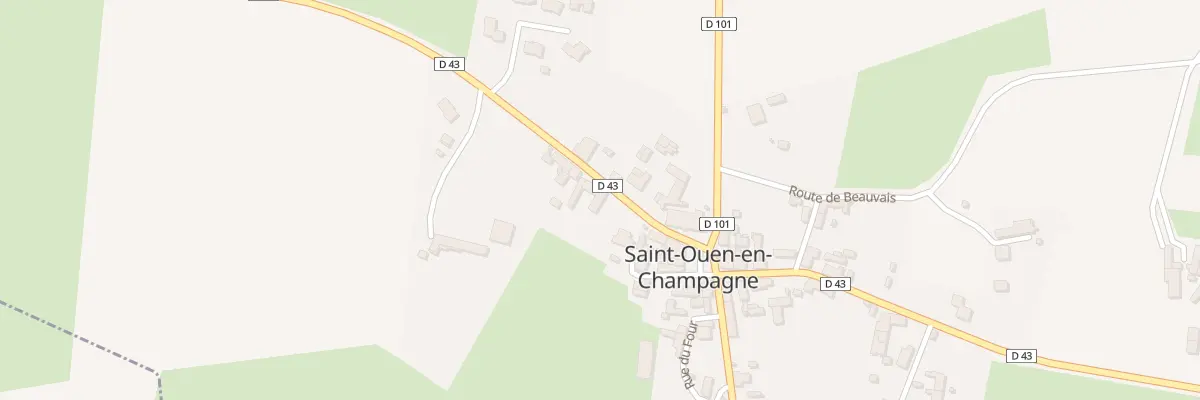 Plan du 6 Rue de Brulon à Saint-Ouen-en-Champagne
