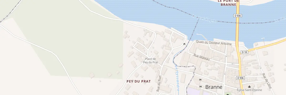 Plan du 35 Pey du Prat à Grézillac
