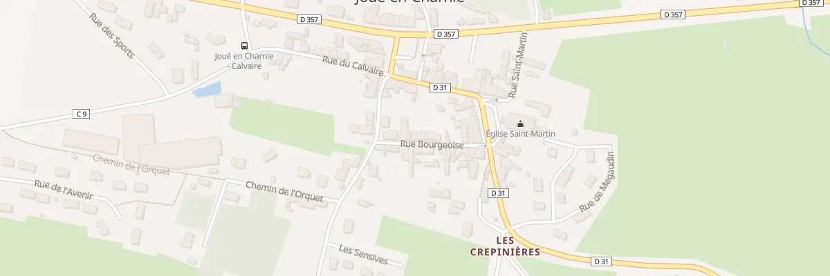 Plan du 5 Rue Bourgeoise à Joué-en-Charnie