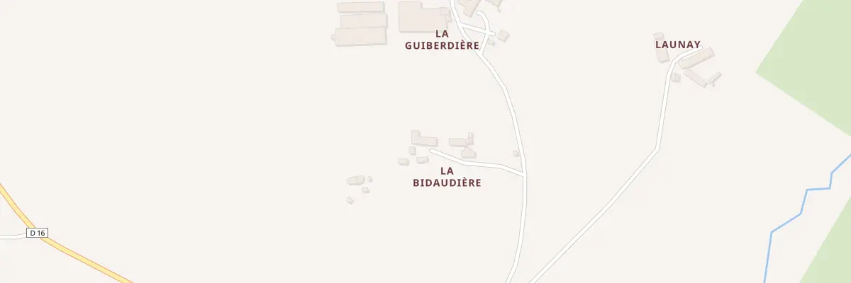 Plan du 6 La Bidaudiere à Saint-Germain-de-Coulamer